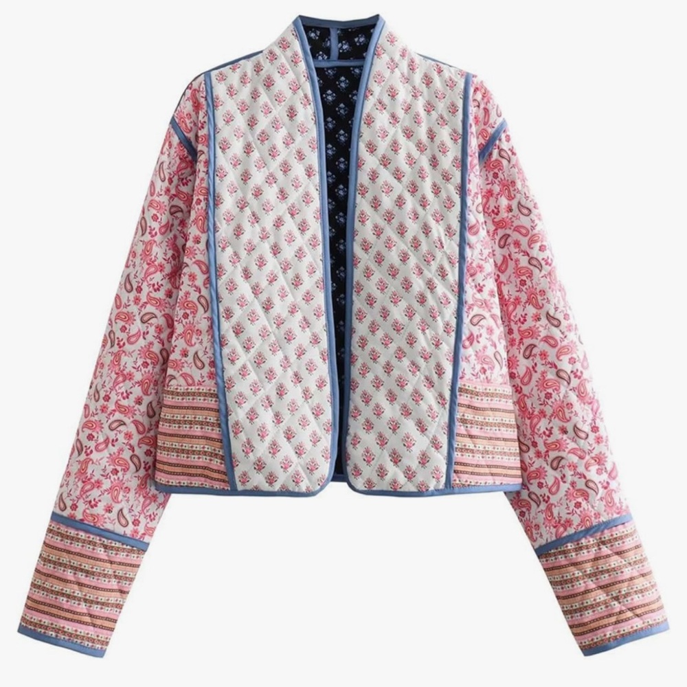 Quilted Cropped Puffer Jacket